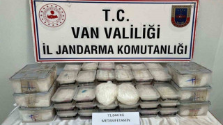 Van’da 71 kilo 629 gram metamfetamin ele geçirildi