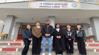 Vanlı öğrenciler Filistin’e destek için klip çekti